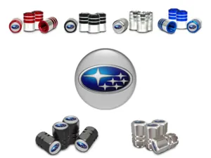 Subaru Tires Valve Caps Motorcycle Tuning Style